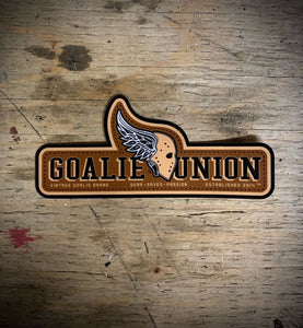 Vintage Goalie: Goalie Union STICKER